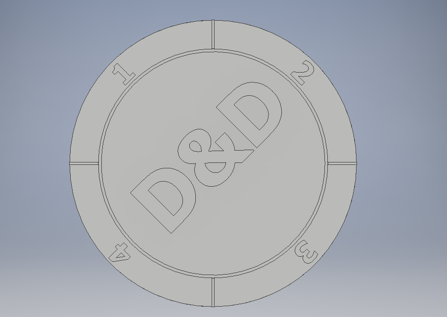 Free STL file D&amp;D dice coin・3D printer design to download・Cults
